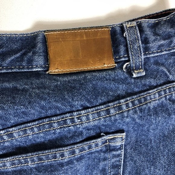 VTG TOMMY HILFIGER WOMEN'S PLUS‎ SIZE 18 INSEAM 28 DENIM JEANS L31 - Picture 7 of 8